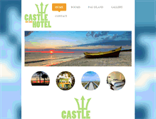 Tablet Screenshot of castlehotelonthegulf.com